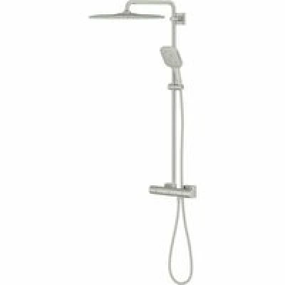 Душевая система GROHE Rainshower SmartActive 310 Cube с термостатом для душа, суперсталь (26837DC0) Душевая система GROHE Rainshower SmartActive 310 Cube с термостатом для душа, суперсталь (26837DC0)
