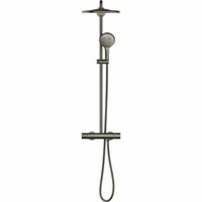 Душевая система GROHE Rainshower SmartActive 310 с термостатом для душа, темный графит глянцевый (26836A00) Душевая система GROHE Rainshower SmartActive 310 с термостатом для душа, темный графит глянцевый (26836A00)