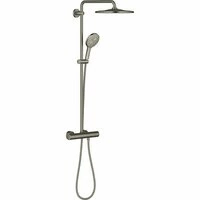 Душевая система GROHE Rainshower SmartActive 310 с термостатом для душа, темный графит матовый (26836AL0)