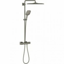 Душевая система GROHE Rainshower SmartActive 310 Cube с термостатом для душа, темный графит матовый (26837AL0)