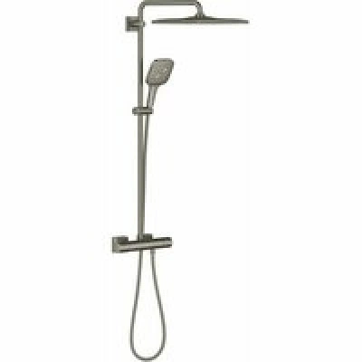 Душевая система GROHE Rainshower SmartActive 310 Cube с термостатом для душа, темный графит матовый (26837AL0) Душевая система GROHE Rainshower SmartActive 310 Cube с термостатом для душа, темный графит матовый (26837AL0)