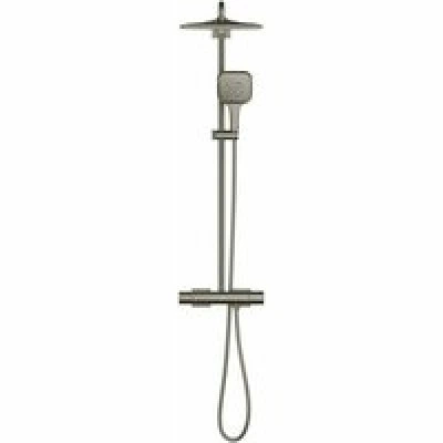 Душевая система GROHE Rainshower SmartActive 310 Cube с термостатом для душа, темный графит матовый (26837AL0) Душевая система GROHE Rainshower SmartActive 310 Cube с термостатом для душа, темный графит матовый (26837AL0)