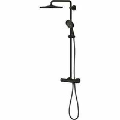 Душевая система GROHE Rainshower SmartActive 310 с термостатом для душа, фантомный черный (22119KF0) Душевая система GROHE Rainshower SmartActive 310 с термостатом для душа, фантомный черный (22119KF0)