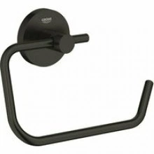Держатель для туалетной бумаги без крышки GROHE Start, матовый чёрный (412002430)