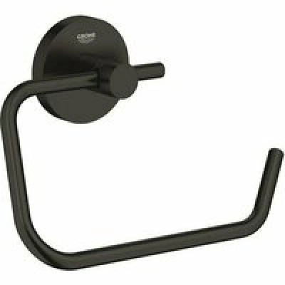 Держатель для туалетной бумаги без крышки GROHE Start, матовый чёрный (412002430) Держатель для туалетной бумаги без крышки GROHE Start, матовый чёрный (412002430)