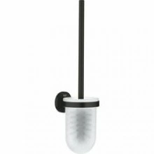 Туалетный ёршик GROHE Start с держателем, матовый чёрный (411852430)