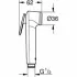 Душевой набор GROHE Tempesta-F, темный графит глянец (27513A01) Душевой набор GROHE Tempesta-F, темный графит глянец (27513A01)
