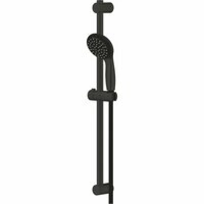Душевой гарнитур GROHE Vitalio Start 100, 2 режима струи, душевая штанга 600 мм, 5,7 л/мин, чёрный (279482430) Душевой гарнитур GROHE Vitalio Start 100, 2 режима струи, душевая штанга 600 мм, 5,7 л/мин, чёрный (279482430)