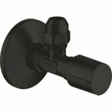 Угловой вентиль 1/2 GROHE, матовый черный (220732430)