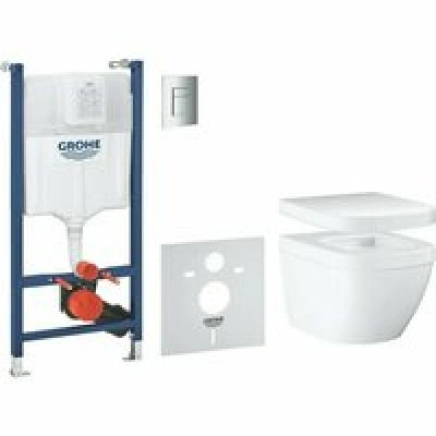 Комплект инсталляции GROHE Solid 5 в 1 с унитазом (39890000)