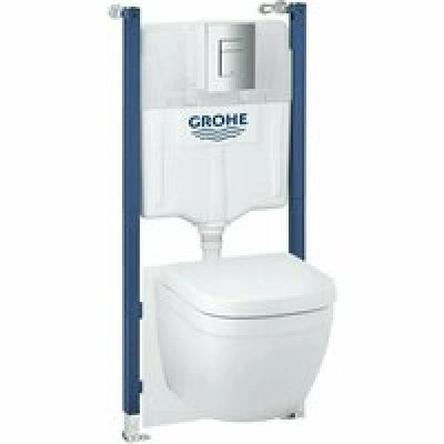 Комплект инсталляции GROHE Solid 5 в 1 с унитазом (39890000) Комплект инсталляции GROHE Solid 5 в 1 с унитазом (39890000)