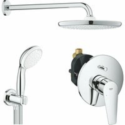 Душевая система GROHE BauEdge со смесителем для душа, хром (1000191) Душевая система GROHE BauEdge со смесителем для душа, хром (1000191)