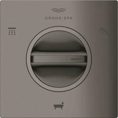 Внешняя часть переключателя потоков GROHE Allure на 3 положения, темный графит глянец (19590A01) Внешняя часть переключателя потоков GROHE Allure на 3 положения, темный графит глянец (19590A01)