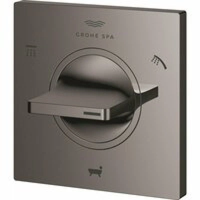 Внешняя часть переключателя потоков GROHE Allure на 3 положения, темный графит глянец (19590A01) Внешняя часть переключателя потоков GROHE Allure на 3 положения, темный графит глянец (19590A01)