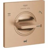 Внешняя часть переключателя потоков GROHE Allure на 3 положения, теплый закат матовый (19590DL1)