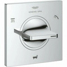 Внешняя часть переключателя потоков GROHE Allure на 3 положения, хром (19590001)