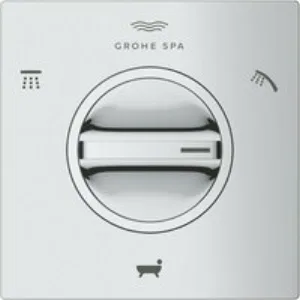 Внешняя часть переключателя потоков GROHE Allure на 3 положения, хром (19590001) Внешняя часть переключателя потоков GROHE Allure на 3 положения, хром (19590001)