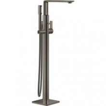 Внешняя часть смесителя для ванны GROHE Allure напольного монтажа, темный графит глянец (25222A01)
