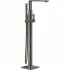 Внешняя часть смесителя для ванны GROHE Allure напольного монтажа, темный графит глянец (25222A01) Внешняя часть смесителя для ванны GROHE Allure напольного монтажа, темный графит глянец (25222A01)