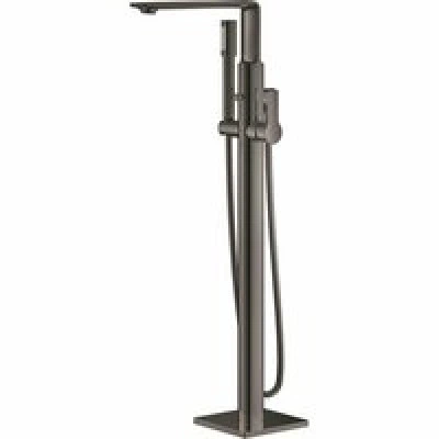 Внешняя часть смесителя для ванны GROHE Allure напольного монтажа, темный графит глянец (25222A01) Внешняя часть смесителя для ванны GROHE Allure напольного монтажа, темный графит глянец (25222A01)