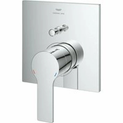 Внешняя часть смесителя для ванны GROHE Allure скрытого монтажа на 2 потребителя, квадратная, хром (19315001) Внешняя часть смесителя для ванны GROHE Allure скрытого монтажа на 2 потребителя, квадратная, хром (19315001)
