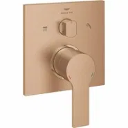 Внешняя часть смесителя для ванны GROHE Allure скрытого монтажа на 3 потребителя, квадратная, теплый закат матовый (29176DL1)