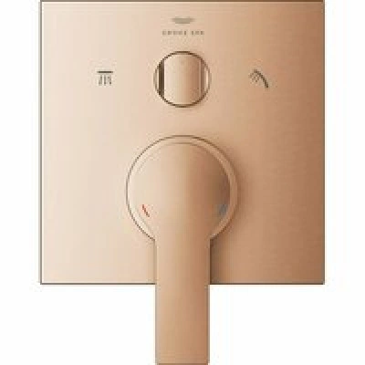 Внешняя часть смесителя для ванны GROHE Allure скрытого монтажа на 3 потребителя, квадратная, теплый закат матовый (29176DL1) Внешняя часть смесителя для ванны GROHE Allure скрытого монтажа на 3 потребителя, квадратная, теплый закат матовый (29176DL1)