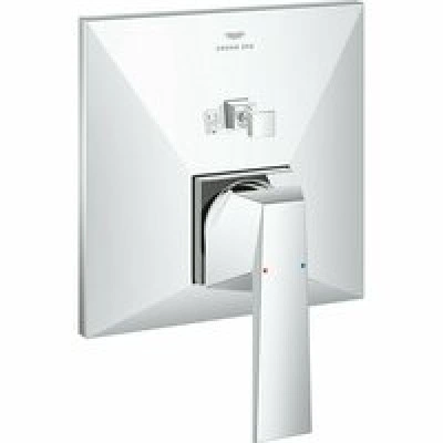 Внешняя часть смесителя для ванны GROHE Allure Brilliant скрытого монтажа на 2 потребителя, квадратная, хром (24279000) Внешняя часть смесителя для ванны GROHE Allure Brilliant скрытого монтажа на 2 потребителя, квадратная, хром (24279000)