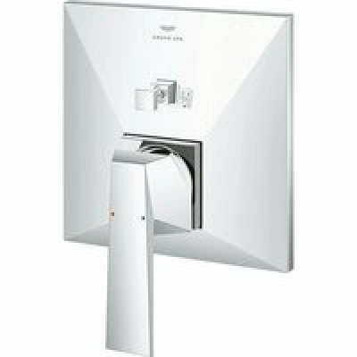 Внешняя часть смесителя для ванны GROHE Allure Brilliant скрытого монтажа на 2 потребителя, квадратная, хром (24279000) Внешняя часть смесителя для ванны GROHE Allure Brilliant скрытого монтажа на 2 потребителя, квадратная, хром (24279000)