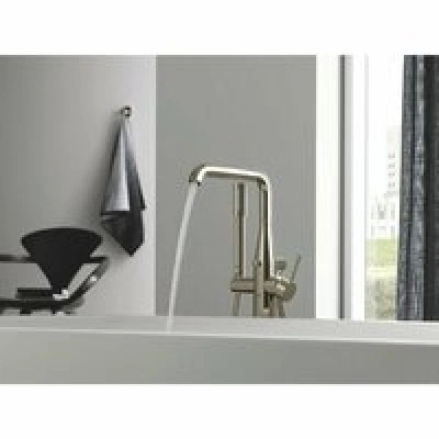 Внешняя часть смесителя для ванны GROHE Essence напольного монтажа, никель глянец (25248BE1) Внешняя часть смесителя для ванны GROHE Essence напольного монтажа, никель глянец (25248BE1)