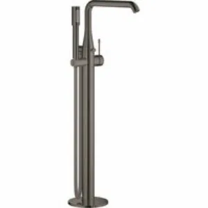 Внешняя часть смесителя для ванны GROHE Essence напольного монтажа, темный графит глянец (25248A01) Внешняя часть смесителя для ванны GROHE Essence напольного монтажа, темный графит глянец (25248A01)