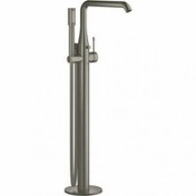 Внешняя часть смесителя для ванны GROHE Essence напольного монтажа, темный графит матовый (25248AL1)