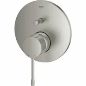 Внешняя часть смесителя для ванны GROHE Essence скрытого монтажа на 2 потребителя, круглая, суперсталь (24167DC1) Внешняя часть смесителя для ванны GROHE Essence скрытого монтажа на 2 потребителя, круглая, суперсталь (24167DC1)