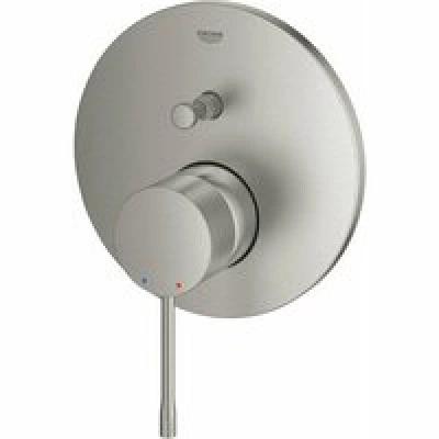 Внешняя часть смесителя для ванны GROHE Essence скрытого монтажа на 2 потребителя, круглая, суперсталь (24167DC1) Внешняя часть смесителя для ванны GROHE Essence скрытого монтажа на 2 потребителя, круглая, суперсталь (24167DC1)