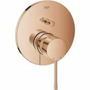 Внешняя часть смесителя для ванны GROHE Essence скрытого монтажа на 2 потребителя, круглая, теплый закат глянец (24167DA1)