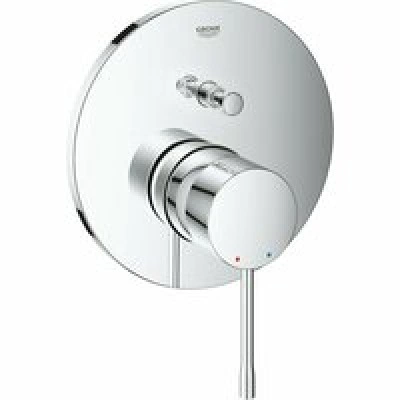 Внешняя часть смесителя для ванны GROHE Essence на 2 потребителя, хром (24167001) Внешняя часть смесителя для ванны GROHE Essence на 2 потребителя, хром (24167001)