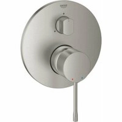 Внешняя часть смесителя для ванны GROHE Essence на 3 потребителя, суперсталь (24169DC1) Внешняя часть смесителя для ванны GROHE Essence на 3 потребителя, суперсталь (24169DC1)