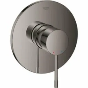 Внешняя часть смесителя для душа GROHE Essence скрытого монтажа, круглая, темный графит глянец (24168A01) Внешняя часть смесителя для душа GROHE Essence скрытого монтажа, круглая, темный графит глянец (24168A01)
