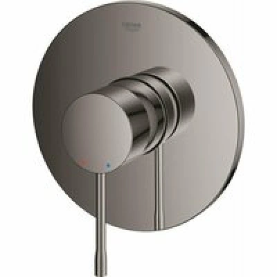 Внешняя часть смесителя для душа GROHE Essence скрытого монтажа, круглая, темный графит глянец (24168A01) Внешняя часть смесителя для душа GROHE Essence скрытого монтажа, круглая, темный графит глянец (24168A01)