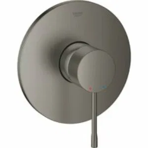 Внешняя часть смесителя для душа GROHE Essence скрытого монтажа, круглая, темный графит матовый (24168AL1) Внешняя часть смесителя для душа GROHE Essence скрытого монтажа, круглая, темный графит матовый (24168AL1)