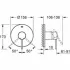 Внешняя часть смесителя для душа GROHE Essence скрытого монтажа, круглая, темный графит матовый (24168AL1) Внешняя часть смесителя для душа GROHE Essence скрытого монтажа, круглая, темный графит матовый (24168AL1)