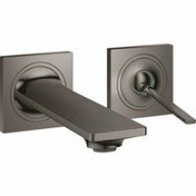 Внешняя часть смесителя для раковины GROHE Allure скрытого монтажа, на 2 отверстия, S-Size, темный графит глянец (19309A02)