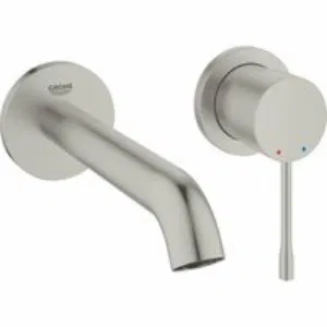 Внешняя часть смесителя для раковины GROHE Essence скрытого монтажа, на 2 отверстия, M-Size, суперсталь (29192DC1) Внешняя часть смесителя для раковины GROHE Essence скрытого монтажа, на 2 отверстия, M-Size, суперсталь (29192DC1)