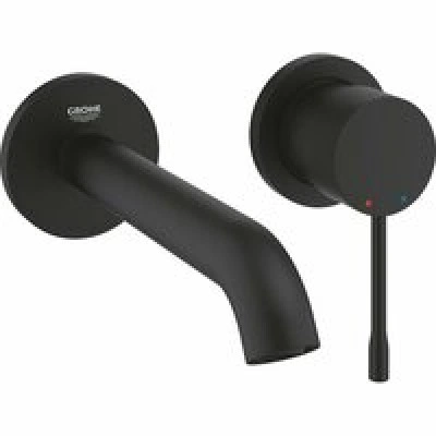 Внешняя часть смесителя для раковины GROHE Essence скрытого монтажа, на 2 отверстия, M-Size, фантомный черный (29192KF1)