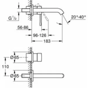 Внешняя часть смесителя для раковины GROHE Essence скрытого монтажа, на 2 отверстия, M-Size, холодный рассвет глянец (29192GL1) Внешняя часть смесителя для раковины GROHE Essence скрытого монтажа, на 2 отверстия, M-Size, холодный рассвет глянец (29192GL1)