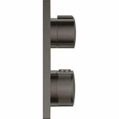 Внешняя часть термостата для ванны GROHE Allure скрытого монтажа на 2 потребителя, квадратная, темный графит глянец (19446A02) Внешняя часть термостата для ванны GROHE Allure скрытого монтажа на 2 потребителя, квадратная, темный графит глянец (19446A02)