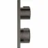 Внешняя часть термостата для ванны GROHE Allure скрытого монтажа на 2 потребителя, квадратная, темный графит глянец (19446A02) Внешняя часть термостата для ванны GROHE Allure скрытого монтажа на 2 потребителя, квадратная, темный графит глянец (19446A02)