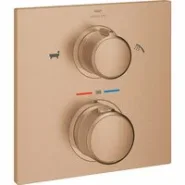 Внешняя часть термостата для ванны GROHE Allure скрытого монтажа на 2 потребителя, квадратная, теплый закат матовый (19446DL2)