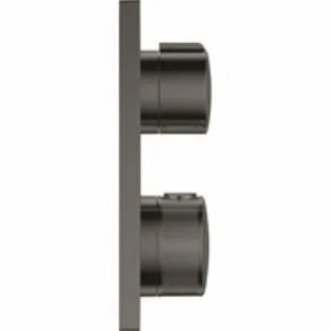 Внешняя часть термостата для душа GROHE Allure скрытого монтажа на 1 потребителя, квадратная, темный графит глянец (19380A02) Внешняя часть термостата для душа GROHE Allure скрытого монтажа на 1 потребителя, квадратная, темный графит глянец (19380A02)