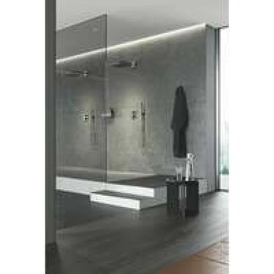 Внешняя часть термостата для душа GROHE Allure скрытого монтажа на 2 потребителя, квадратная, темный графит глянец (29181A02) Внешняя часть термостата для душа GROHE Allure скрытого монтажа на 2 потребителя, квадратная, темный графит глянец (29181A02)